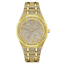Load image into Gallery viewer, Full Rhinestone Crystal Gold