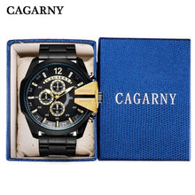Load image into Gallery viewer, CagarnyMen Silver Steel