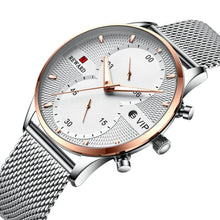 Load image into Gallery viewer, Silver Chronograph Sports Clock