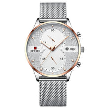 Load image into Gallery viewer, Silver Chronograph Sports Clock